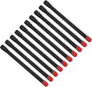 VINTORKY 10pcs Tire Valve Extension Adaptor for Motorcycle Bike Quick Stem Extender Leakproof Design 150mm Black