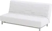 The Faux Polyester Beddinge Lovas Sofa Bed Cover Replacement is Custom Made for IKEA Beddinge Sleeper A Quality Futon Slipcover Replacement (White)