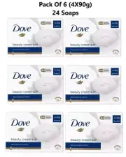 6 X DOVE BEAUTY BAR ORIGINAL 4 X 90 G (24 Soaps)