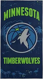 Northwest NBA Minnesota Timberwolves Beach Towel, 30" x 60", Tide