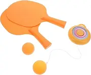 ifundom Set Self Practice Table Tennis Set Hanging Pingpong Trainer Kit for Indoor Use Space Saving Design with Paddles Balls for Improving Hand Eye Coordination at Home
