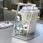 For iPhone 16 Pro Max 15 14 13 12 11 Flower Silicone Clear Slim Phone Case Cover