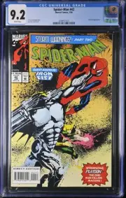 Spider-Man #42 CGC 9.2 1994 Marvel Comic Fist App. Jae Lee Cover Art Spiderman