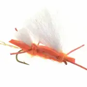 Chubby Chernobyl Ant Orange Foam Body Trout Fly Fishing Fly - Hook #10
