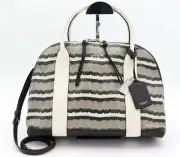 NWT Coach Bleecker Pinnacle Preston Python Embossed Leather Satchel Shoulder Bag