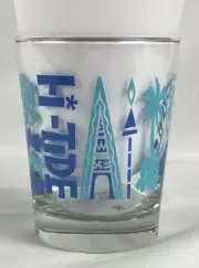 Hi-Tide Recordings Mai Tai Glass Tiki Bar Cocktail Barware Blue Drinking