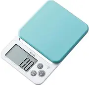 Tanita KJ-212 KJ-212 Cooking Scale, Kitchen Scale, Cooking, with Silicone Cover, Digital, 4.4 lbs (2 kg), 0.1 g Units, Blue, Washable Cover