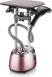 Professional 2000W Garment Steamer - Ultimate Fabric Care with 6 Steam Levels - 1.7L Water Tank - Includes Ironing Board, Hangers, and Fabric Brush - Heavy Duty Clothes Steamer,Pink