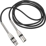 Milisten Audio Line Cable Mic Microphone Accessory Cables Microphone Cord for Speaker 3 Pin Mic Cord Dynamic Accessory XLR to XLR Wire Black PVC