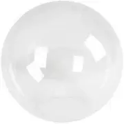 KastLite 18" Clear Acrylic Lamp Post Globe | 5.25" Neckless Opening