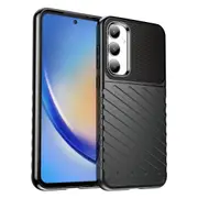 For Samsung Galaxy A35 5G Case Shielding Robust Cover, Black