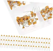 CIYODO 1 Set Ceramic Capacitor Assorted Monolithic Chip Capacitors for Audio Projects Values High Dielectric Strength and Fast Switching Speed for