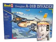 1/48 REVELL DOUGLAS A-26B INVADER #04504 + ALBATROS DECALS NAUGHTY INVADERS