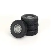 4PCS LDRC P06 1201 WPL C34 C44 MN D90 D99 1/12 1/16 RC Car Upgraded Soft Vacuum Tires Wheels Vehicles Models Spare Parts