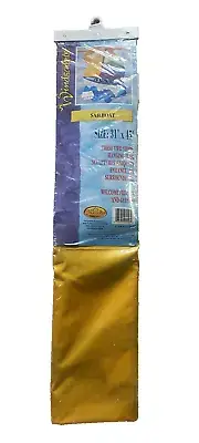 Vintage HUGE Windsculpt Two Sided Sailboat Wind Sock 31" x 45"