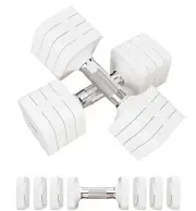 15LBS Adjustable Dumbbells Sets 4 in 1 Free Weight Dumbbell Sets for Women Me...