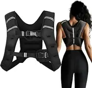 Weighted Vest 3kg 5kg 8kg 10kg Weight Vest, Weighted Vests for Men Women for Running Training Workout Jogging Walking Gym Strength Training