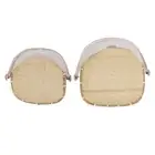HG 2Pcs Food Serving Tent Basket Fly Skeeter Insect Resistant Bamboo Basket