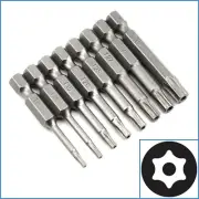 8pcs T8 - T40 Security Torx Hex Bit Magnetic Head Tamper Proof Driver Tool Kit
