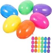 TOBBOMEY 50pcs Easter Egg Easter Decor Easter Candy present Boxes Easter Party Favor Easter Eggs Easter present Boxes Easter Egg Shaped Ornament Easter Egg Adornments Eggs Candy Boxes