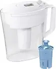 Brita Small 6 Cup Denali Water Filter Pitcher with 1 Brita Elite Filter, Made Wi