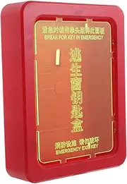 Amosfun Outdoor Key Lock Box Heavy Duty Weatherproof Wall Mounted Key Holder for Emergency Storage for Hazardous Items for Fire Safety