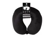 Milano Decor Memory Foam Travel Neck Pillow With Clip Cushion Support Soft Black