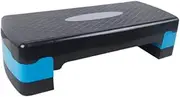 Ｓｉｍｈｏａ Aerobic Exercise Step with Risers Adjustable Stable Nonslip Textured Surface Core Cardio Strength Stability Workout Stepper