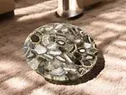 24" Natural Agate Stone Center Coffee Table Luxury Gemstone Conference Table Dec