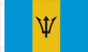 ALLIED FLAG OUTDOOR NYLON BARBADOS COUNTRY FLAG 3 FEET x 5 FEET 3 x 5 NEW