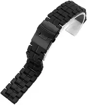 YCBFGAZATK Fit For Luminox Plastic Steel Strap Men's Outdoor Safety 3051 3080 3150 8800 23mm Carbon Fiber Accessories