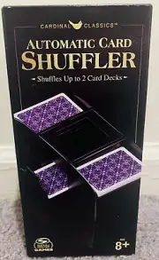 Cardinal Classic Automatic Card Shuffler Shuffles 1-2 Decks NIB Spin Master 10C