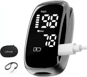 Pulse Oximeter, Blood Oxygen Meter, Fingertip Pulse Oximeter, Rechargeable Pulse