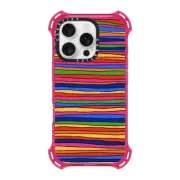 iPhone 16 Pro Bounce Case MagSafe Compatible Stripes by Matthew Langille
