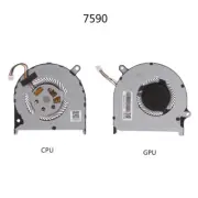 CPU GPU Notebook Radiator DC5V for 7590 7591 Laptop Cooling Fan