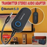 Wireless Bluetooth 5.0 Transmitter Stereo Audio Adapter Sender for TV PC Speaker