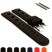 Silicon Rubber Waterproof Divers Watch Strap Band Spring Bars 20 22 SPORTS MM
