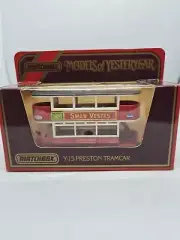 MATCHBOX MODELS OF YESTERYEAR Y-15 PRESTON TRAMCAR SWAN VESTAS Die Cast 1986 New