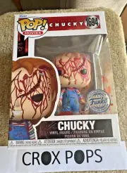 BLOODY CHUCKY FE 1694 Funko Pop Vinyl New in Mint Box + Protector