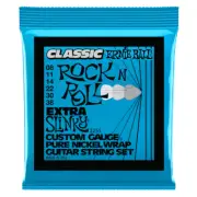 Ernie Ball 2255 Extra Slinky Pure Nickel Wrap Guitar Strings gauges 8-38