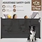 Retractable Baby Gate Pet Safety Fence Dog Safe Guard Enclosure Stair Mesh