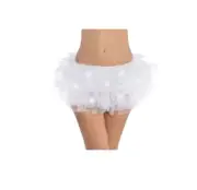 Amscan Light-up Cloud White Tutu Skirt – One Size Fits Most, New with Tags
