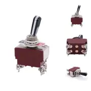 Heavy Duty Rocker Toggle Switch 16A 250V DPST 2 Position 4 Pin ON/Off Switch ...