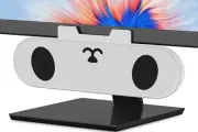 Monitor Speaker for PC, USB Portable Computer Speaker, Mini Soundbar, Small PC S