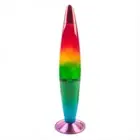 Lava Motion Lamp Rocket Shape Rainbow Multicoloured