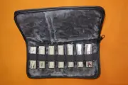 New SUZUKI BLUESMASTER SET 7 HARMONICA A Bb C D E F G w/CASE Blues Country Harp