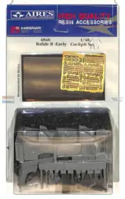 ARS4846 1:48 Aires Rafale B Early Cockpit Set (REV kit)