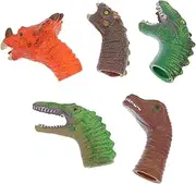 CORHAD 5pcs Creative Dinosaur Hand Puppets for Engaging Finger Puppet for Imaginative Play Festivals Enhancing Communication Skills for Parties Decor