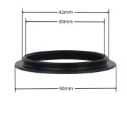 M39 to M42 Slim Metal Adapter Ring for L39 LTM Leica Lens to Pentax M42 Camera