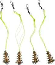 BESPORTBLE 8 Pcs 6 Spring Exlosive Hook Treble Hook Head Hooks Weedless Swimbait Hooks Circle Siding Hooks Lure Hooks Carp Fishing Tackle Anti-Scratch Hook Anti-Tangle Crank Hook Carbon Steel